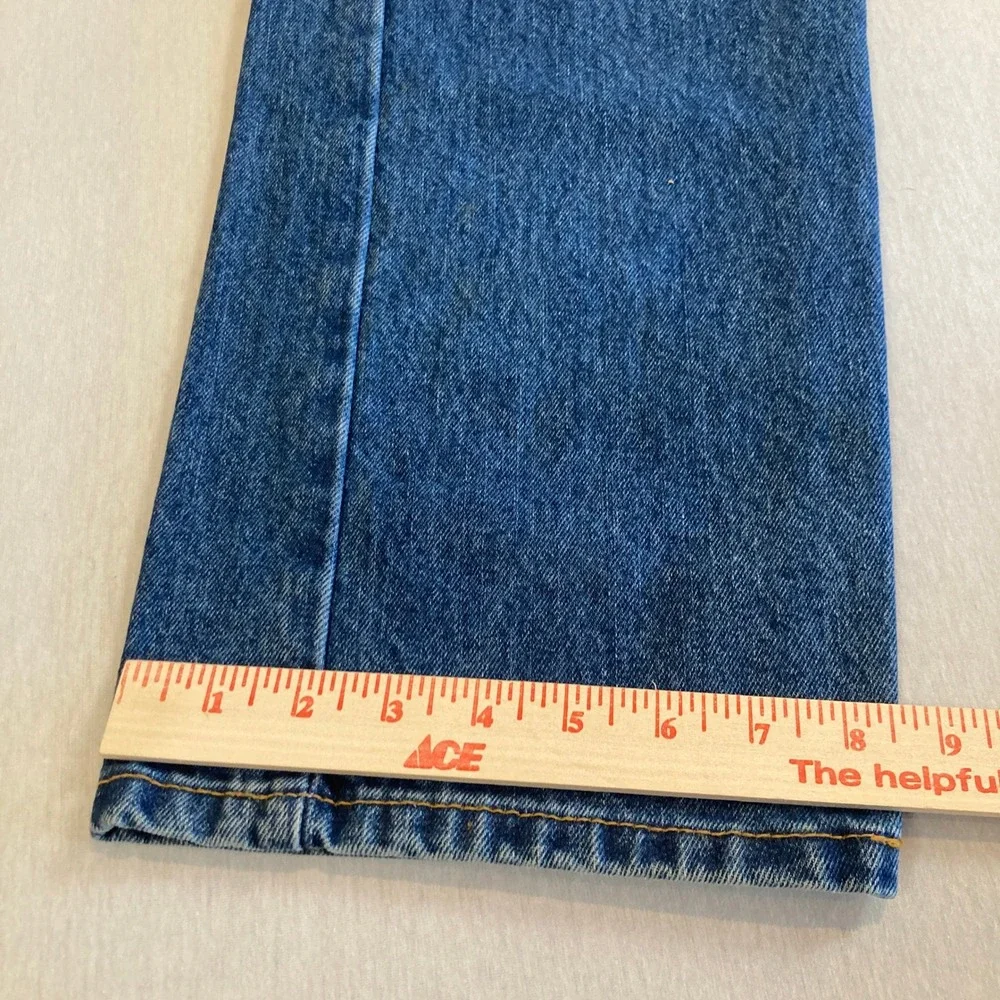 Levis 505 Jeans Mens 35x32 (Fit 33x31) Relaxed Fit Straight Leg Medium Wash Blue